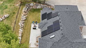 Aerial view of property and surrounding area