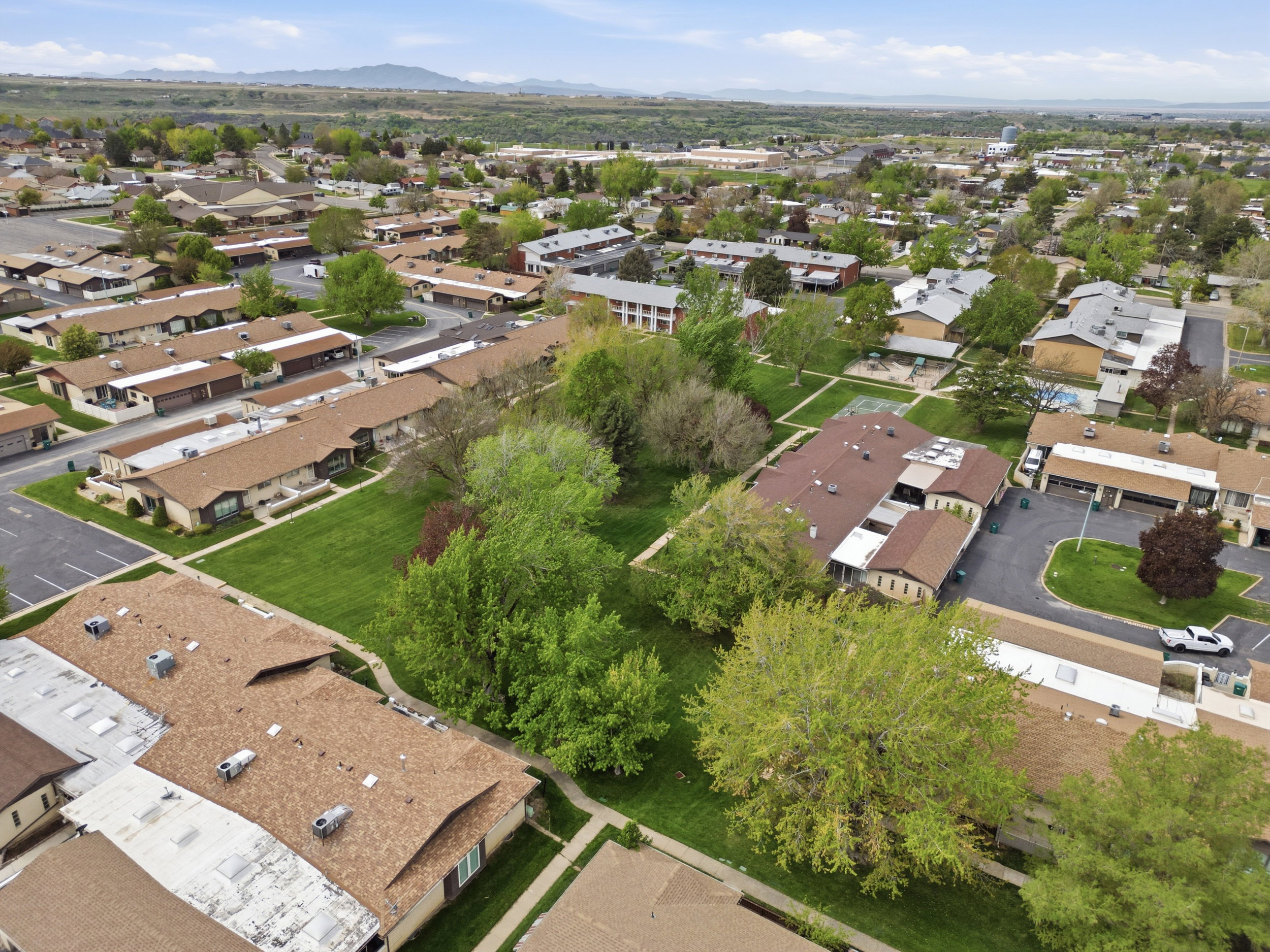 Aerial view.