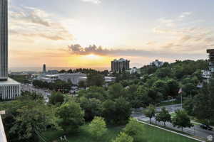 Sunset view from the roof top