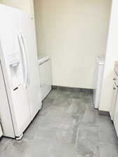 Laundry area featuring washer / dryer
