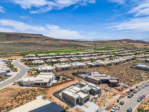 Aerial view of mountains