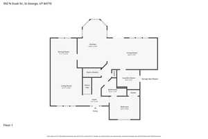 View of floor plan / room layout