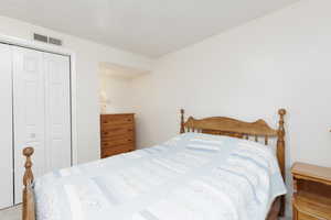Bedroom featuring a closet