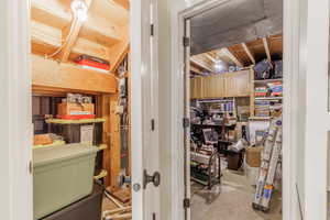 View of storage area