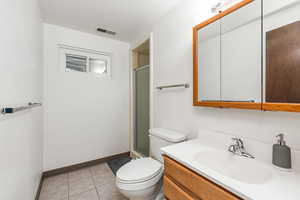 Basement bathroom