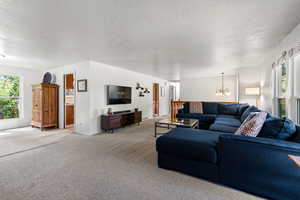 Great flow from family room to kitchen