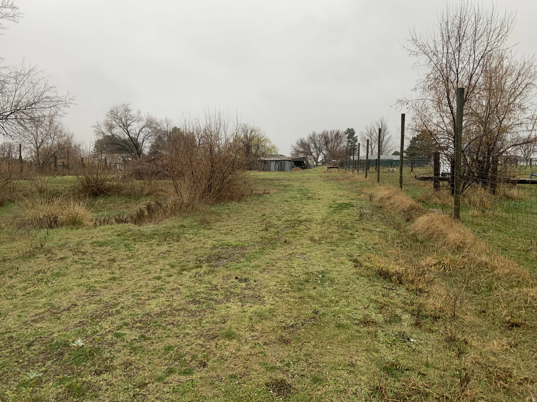View of yard featuring a view of countryside
