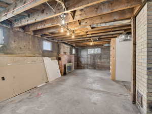 Basement with healthy amount of natural light