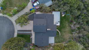 Aerial view of property and surrounding area