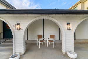 View of patio