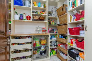 View of storage area