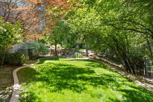 Private backyard