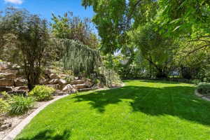Private backyard