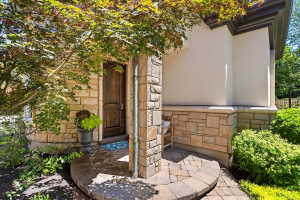 Private guest house entry