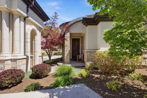 Private guest house entry
