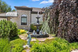 Courtyard off front entry