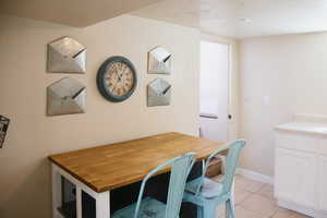 Basement Dining Area