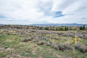View of mountain background