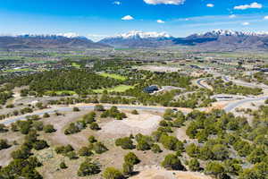 Aerial view of mountains