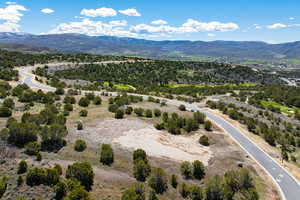 Bird's eye view of mountains