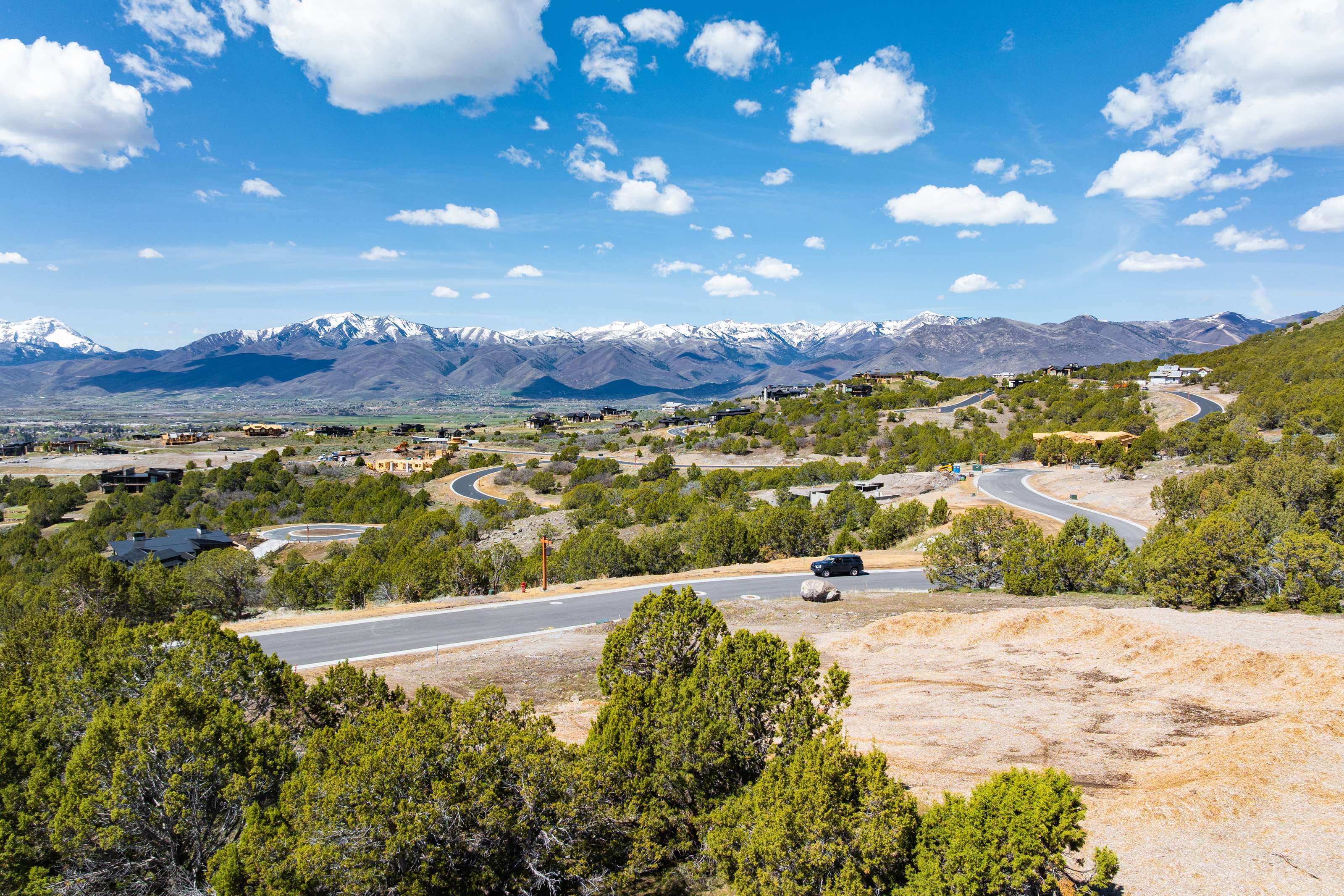 View of mountain background