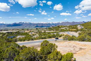 View of mountain background