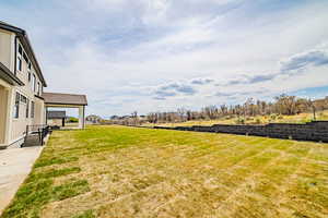View of green lawn