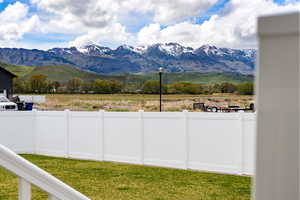 View of mountain backdrop