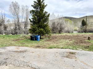 Street view looking East into the property