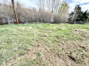 Middle of property looking East