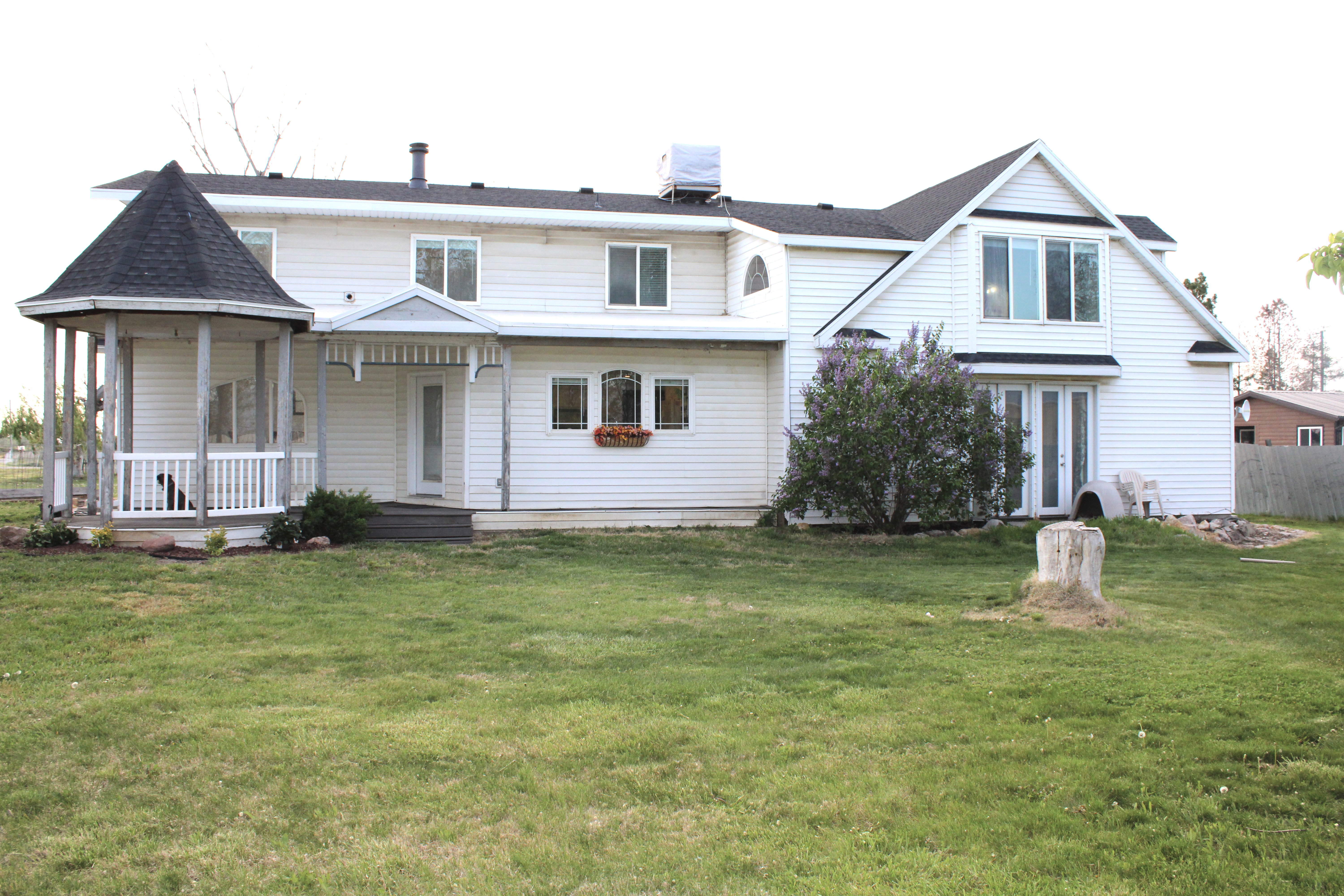 Rear view of house