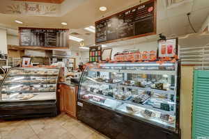 Gelato and goody shop