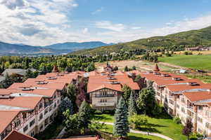 Bird's eye view of the Villas
