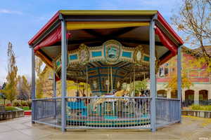 Patio area featuring a merry-go-round