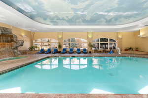 View of indoor community pool