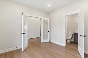 Den / Office with attached bathroom