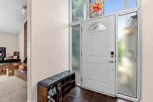 View of entrance foyer