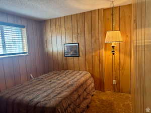 one of the three basement bedrooms