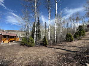 View of home from west side of circular driveway