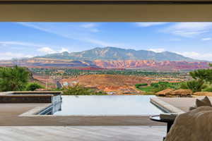 View of mountain backdrop