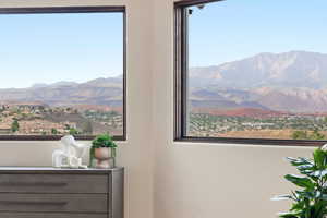 View of mountain background