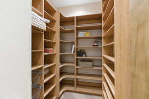 View of storage area