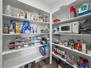 View of storage area