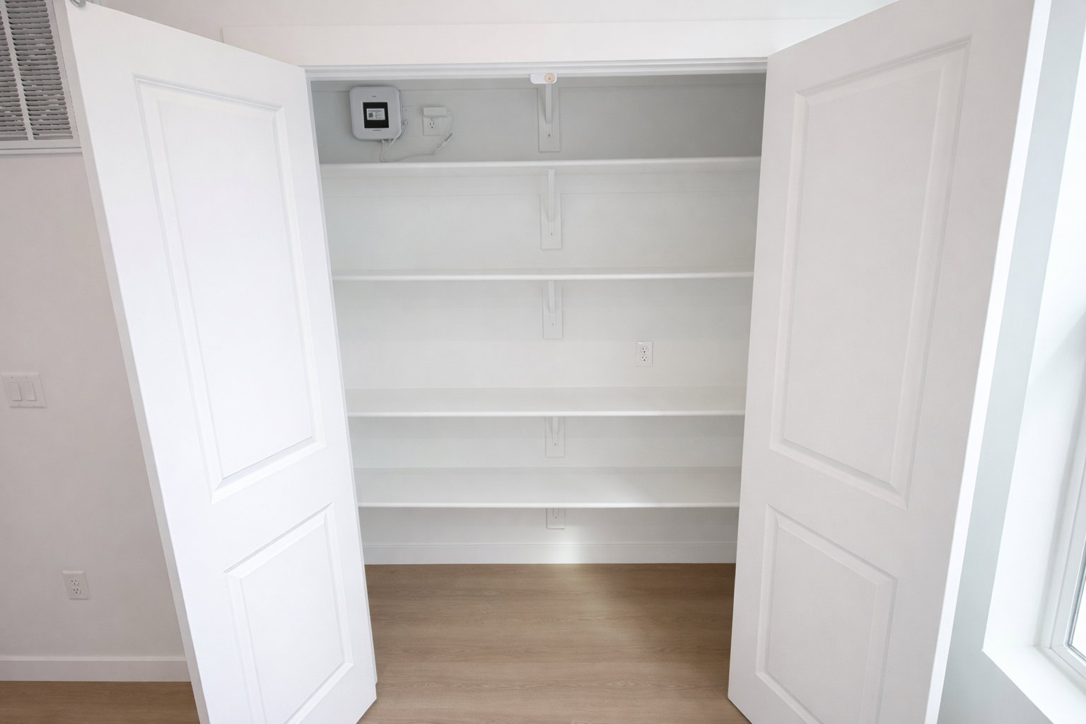View of closet