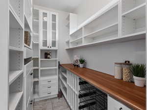 View of storage area