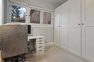 Home office featuring baseboards