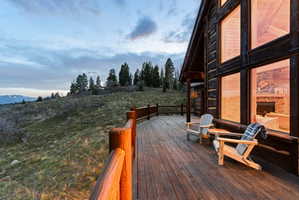 View of deck