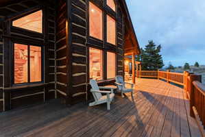 View of deck