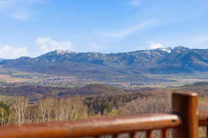 View of mountain background