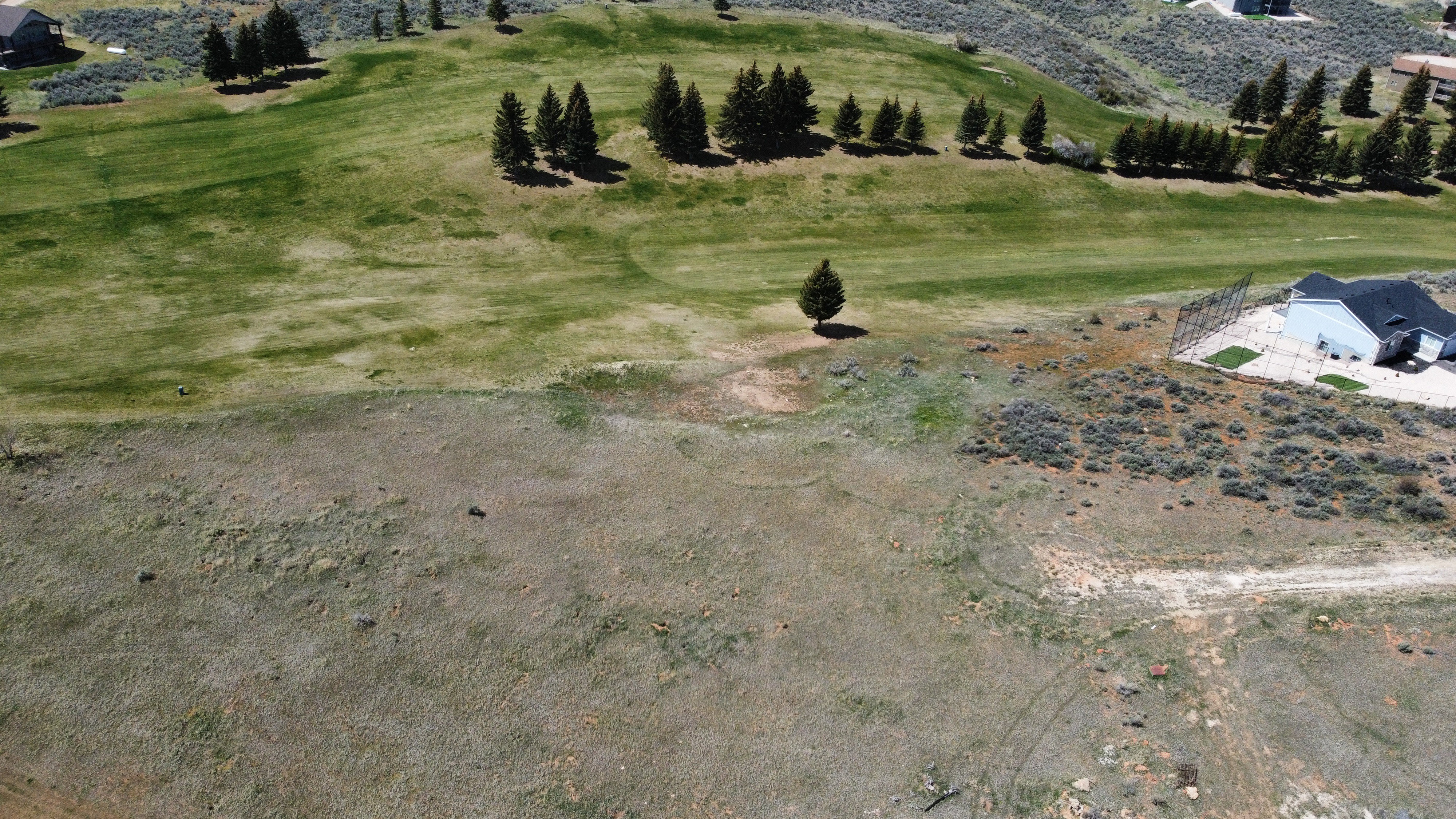 Aerial view of property and surrounding area